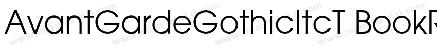 AvantGardeGothicItcT BookRo1字体转换